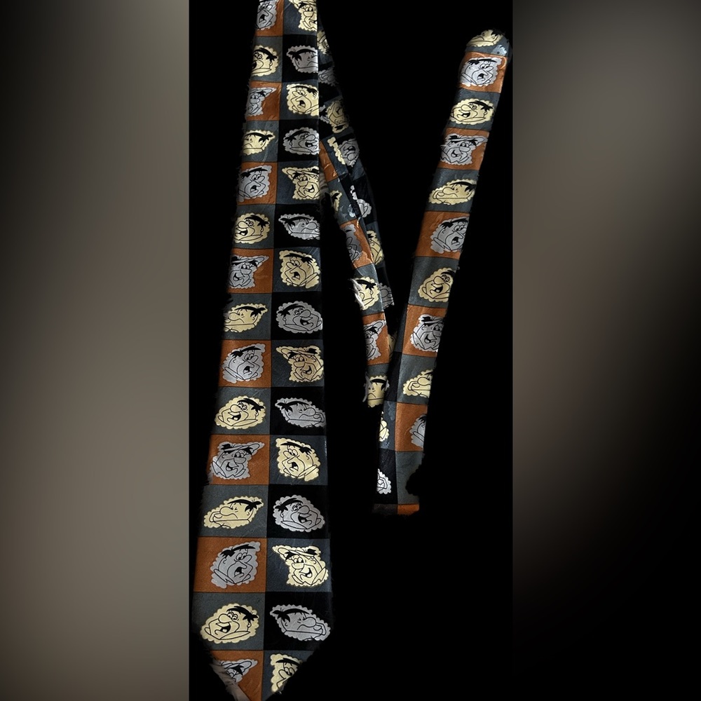 Necktie, formal dressy casual business Flintstones